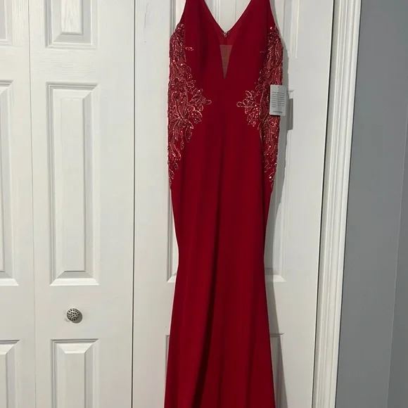 Xscape | Dresses | Xscape Red Dress Size 8 | Poshmark Xscape | Dresses | Xscape Red Dress Size 8 | Poshmark